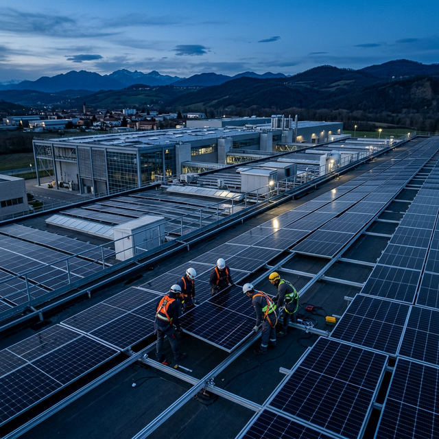 Installazione Fotovoltaica Industriale